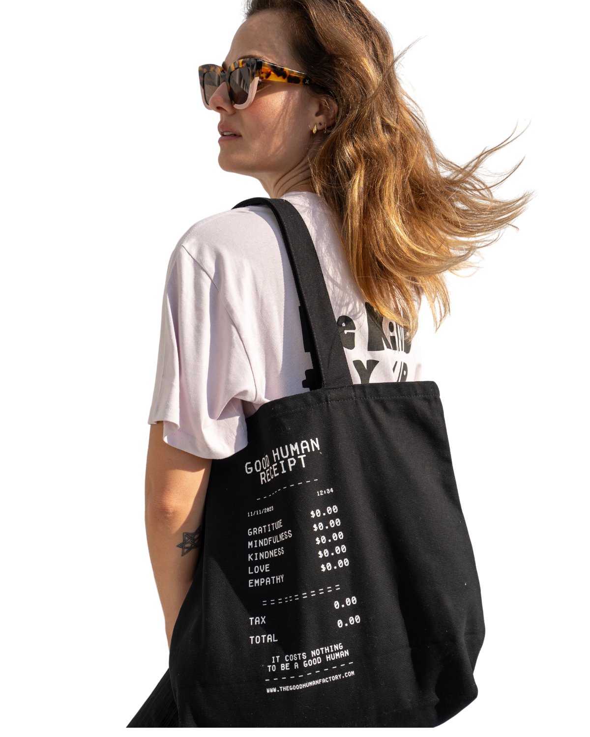 RECEIPT TOTE BAG - The Good Human Factory